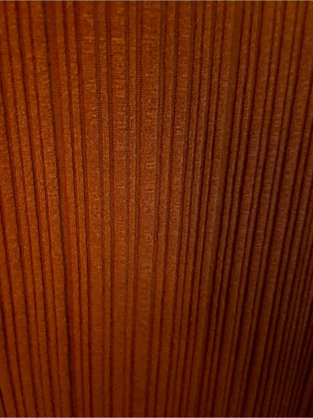 One-Shoulder Ribbed Dress in Rust - Picture 2 of 2